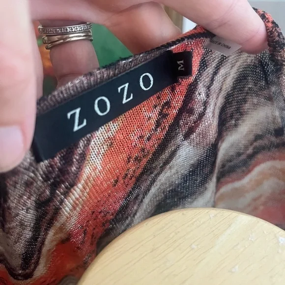 ZOZO lightweight Lenin Blend Open Cardigan size Medium 🍂🍁 - Picture 4 of 8